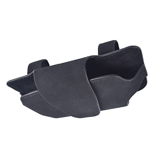 

Держатель для солнцезащитных очков Fujidrive, Универсальный Автомобильный Замшевый, Магнитное Открытие, Автомобильный Солнцезащитный Козырек, Карман для хранения смартфона (черный)