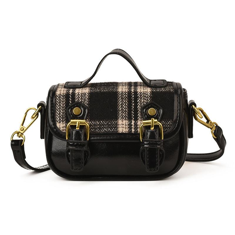 Canvas Casual Crossbody Bag For Kids And Adults With Simple Design And Versatile Style