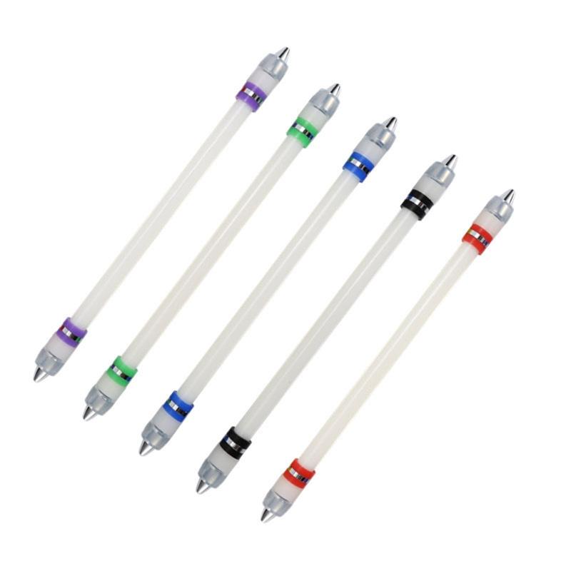 Luminous Gaming Spinning Pen Non Slip Fingertip Toy Unable To Write for Student
