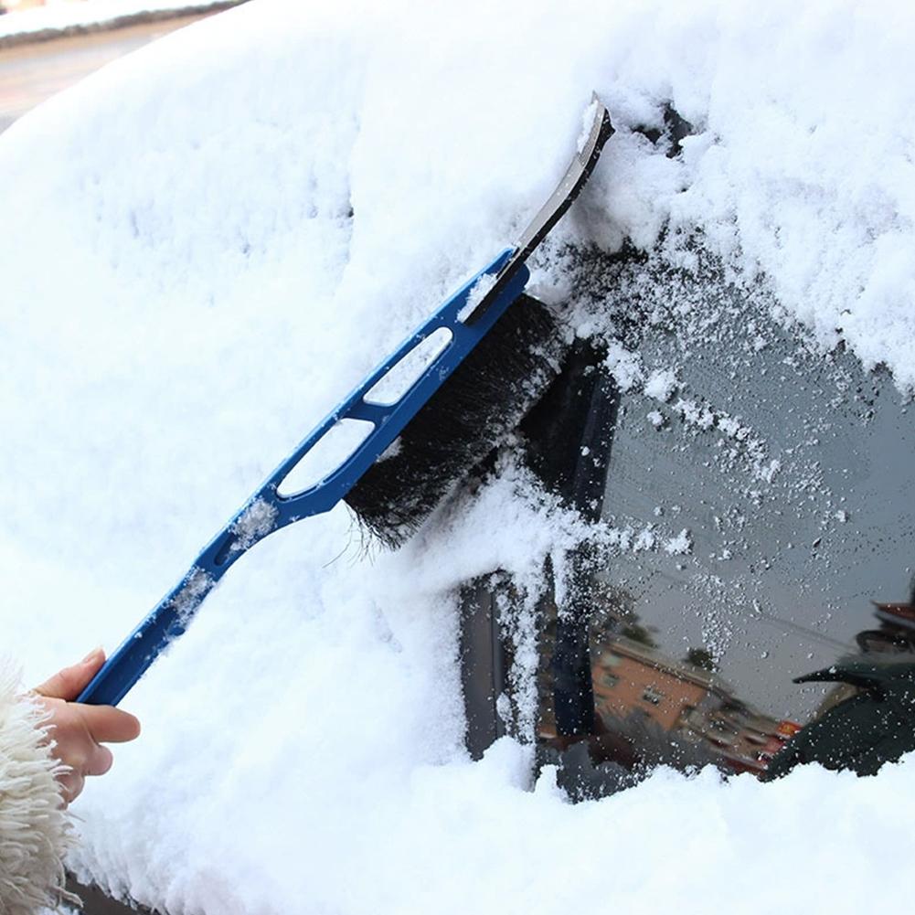 Car Snow Shovel, Ice Scrape, Winter Car Snow Brush Glass Car Windshield Cleaning Removal, Tools Vehicle Frost E2M7
