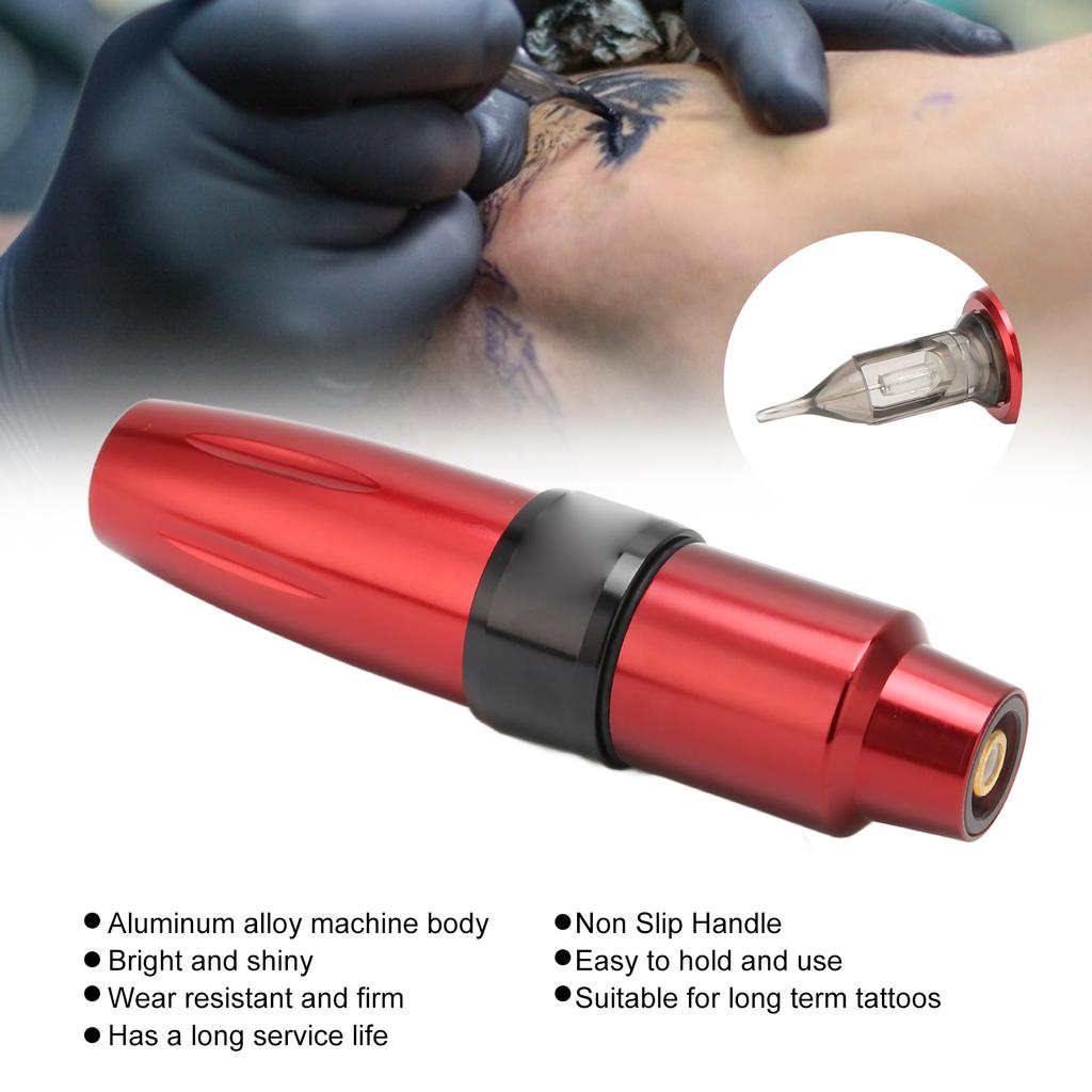 Motor Tattoo NaMachine Aluminum Alloy Liner Shader Tattoo NaMachine Pen with Clip Cord ( Interface)