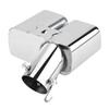 Stainless Steel Car Dual Outlet Exhaust Pipe Muffler Tip Rear Tail Throat for Toyota Alphard