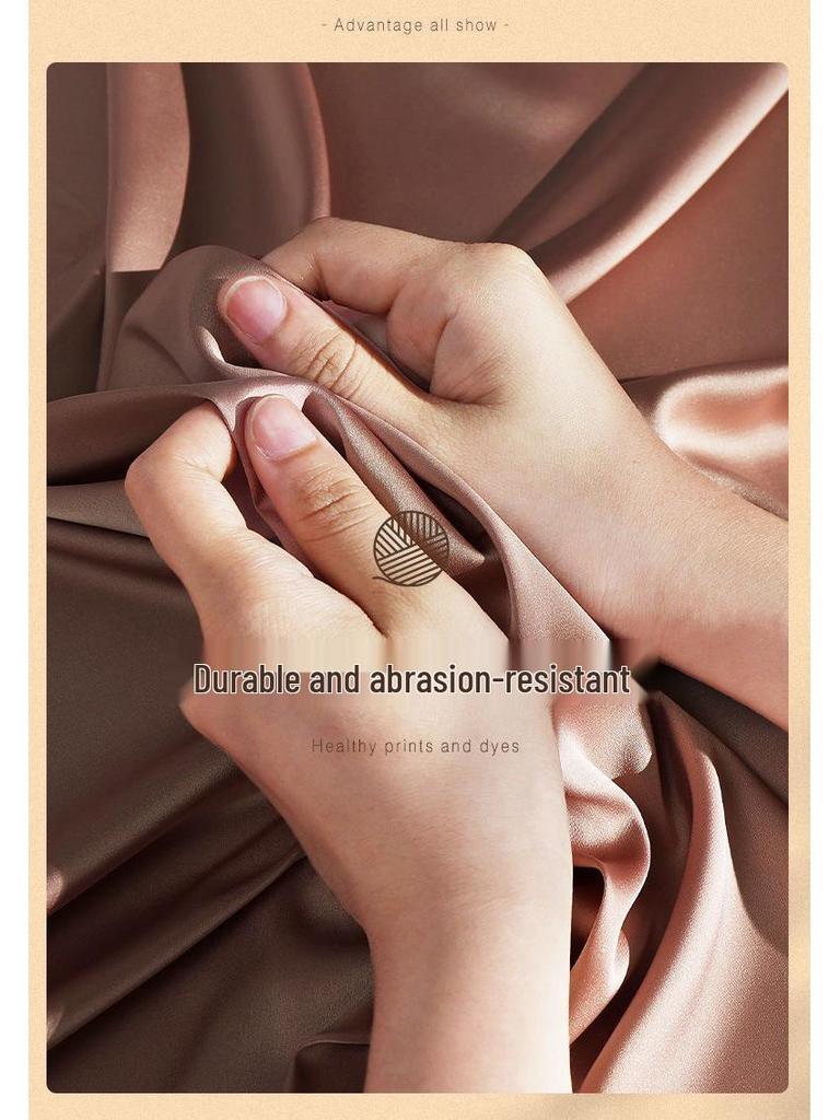 Women's Spaghetti Strap Silk-Style Nightgown - Solid Color Lingerie and Homewear for Spring/Summer