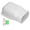 Air Conditioner Tubing Cover PVC Wall Protective Line Cover Accessory for Indoor Outdoor