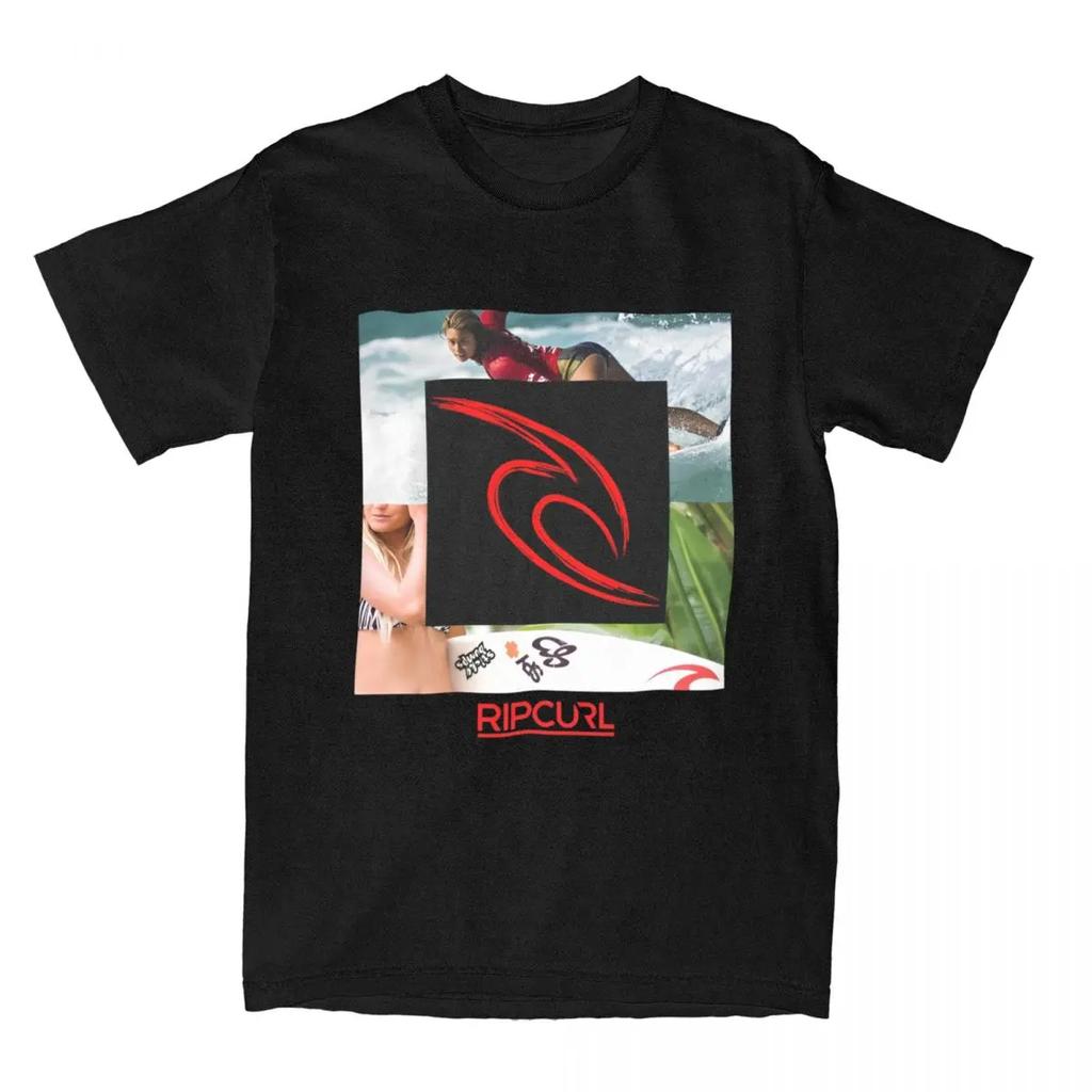 Verkoop Rip Live The Search Beauty Krul Logo Heren T-shirt Zomer Verbazingwekkende Kwaliteit Katoenen Top Tee Man Groot Koppel Bedrukt T-shirt