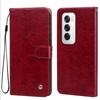 Vintage Crazy Horse Texture PU Leather Flip Wallet Phone Case for OPPO Reno12 Pro 5G,Reno12 5G Card Holder Kickstand Shockproof Protective Cover
