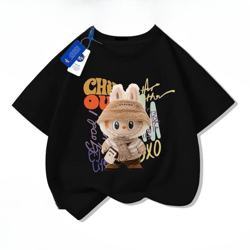 

Дитячі топи з мультяшним принтом Labbrub - Преміальне відчуття моди, модні, універсальні, прості, дихаючі, зручні для носіння, повсякденні, спортивні, милі 150 yards [recommended 56-34kg]