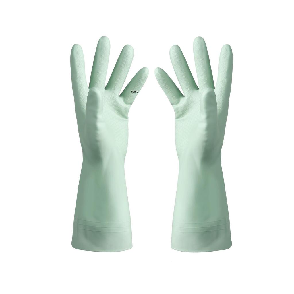 Waterproof Thin Rubber Latex Dishwashing Gloves for Women - Durable for Kitchen, Laundry, and Cleaning Tasks