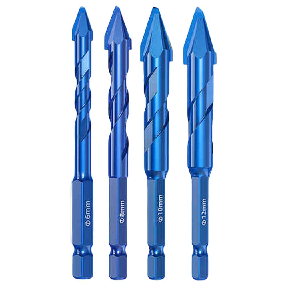 Exzentrischer Spiralbohrer 6/8/10/12mm Schrägkopf Exzentrischer Bohrer Hochfest Exzentrischer Bohrer für Zement Granit