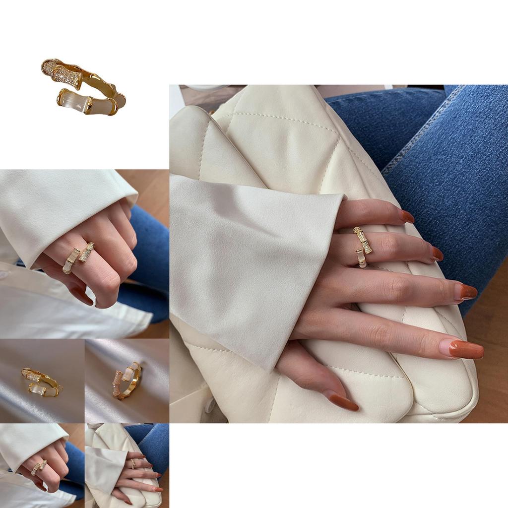 Elegant 925 Sterling Silver Adjustable Ring For Women With Chic Geometric Design And Sparkling Zirconia