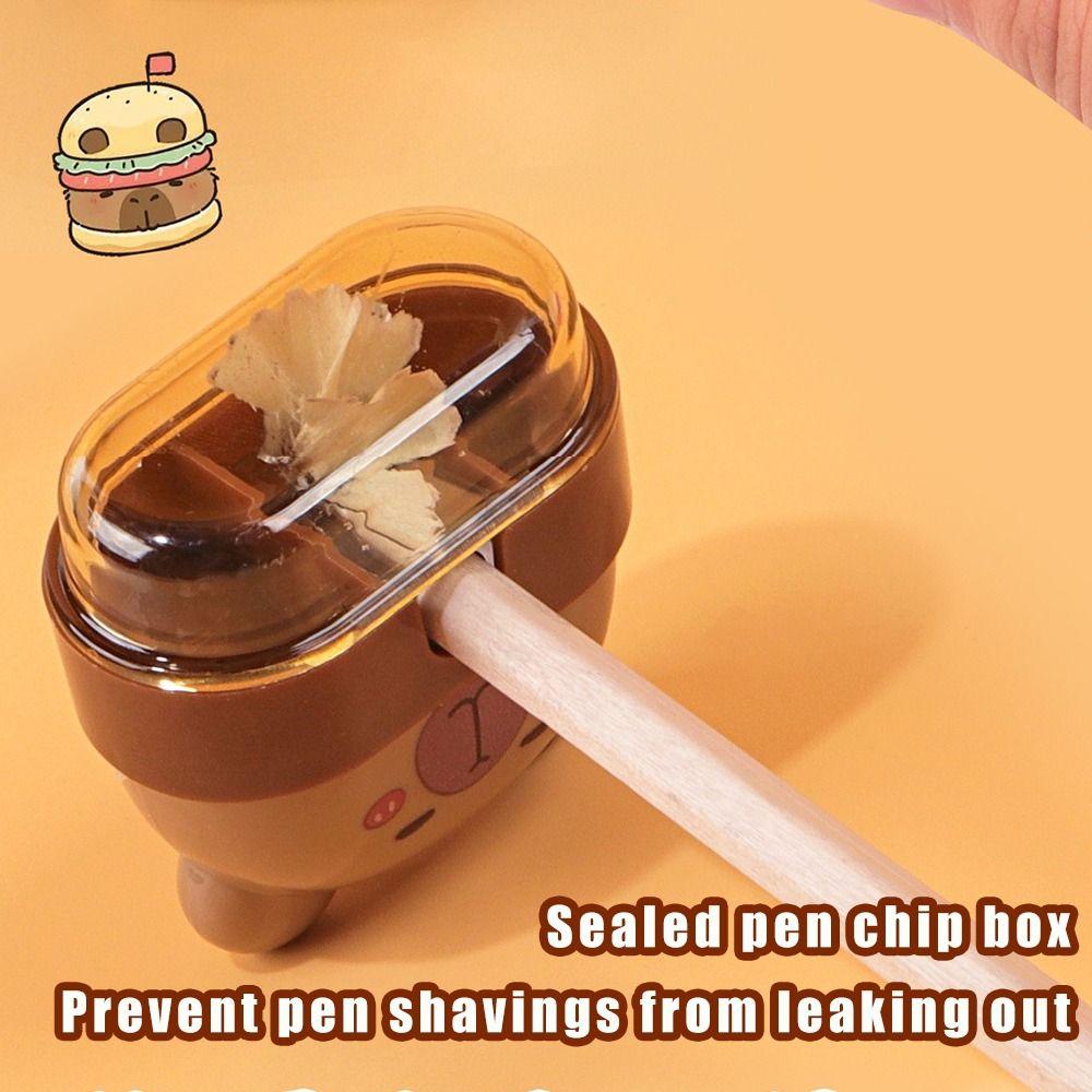 Portable Pencil Sharpening Tool Mini Pencil Parer Cartoon Pencil Sharpener  Students