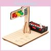 Wooden Diy Traffic Signal Light Model Science Experiment Set For Students