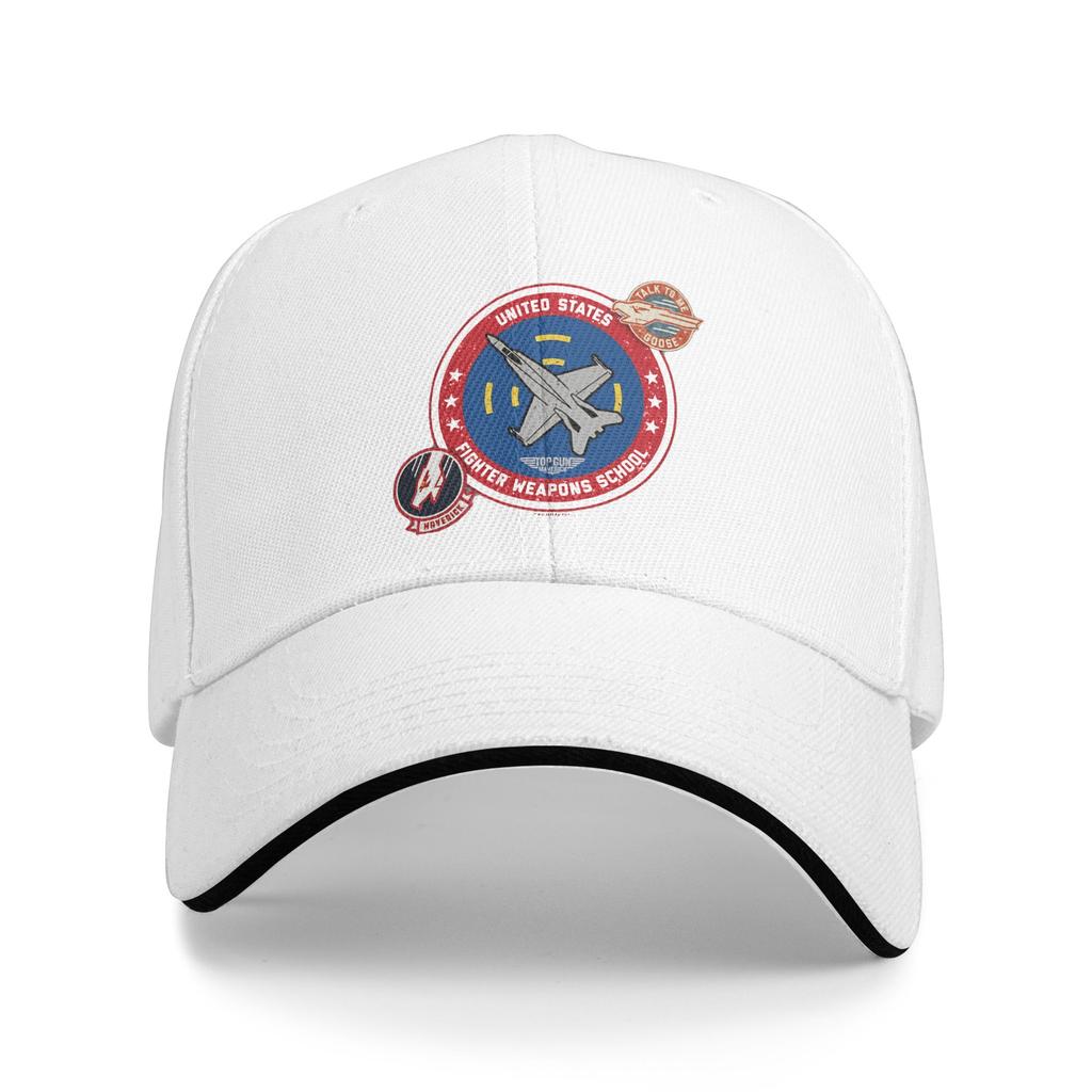 Top Gun Maverick United States Fighter Weapons School Logo Baseball Cap Classic Unisex Women Trucker Hat Sun Print Snapback Cap