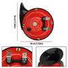 12V Super Loud Train Horns 60Db Universal Waterproof Loud Air Electric Snail Horn Car-Boat Motorcycles Automotive Loud Speaker