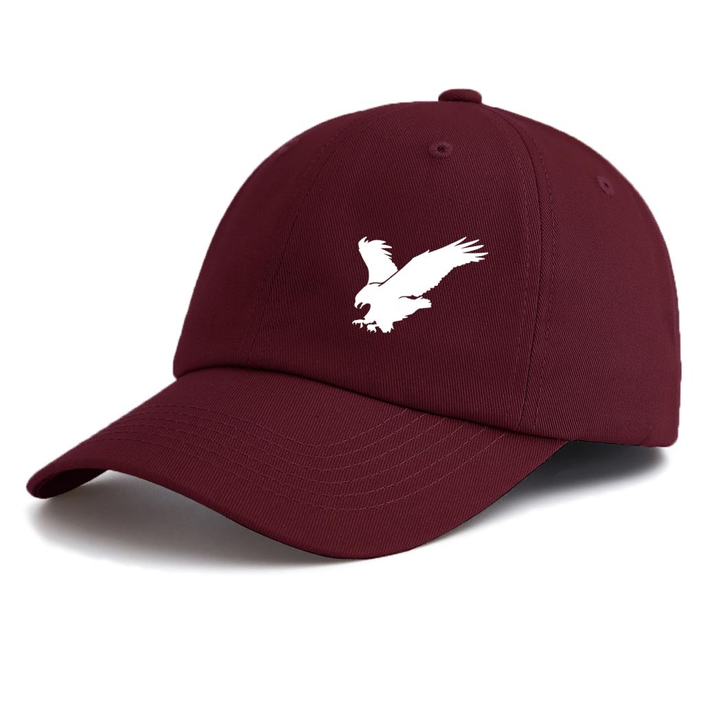 Pc EAGLE Print Baseball Cap for AdultsMinimalist Retro Style Casual Soft Adjustable Dad HatPerfect As Gift