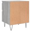 Nightstand Gray Sonoma 40 x 35 x 50 cm Particleboard