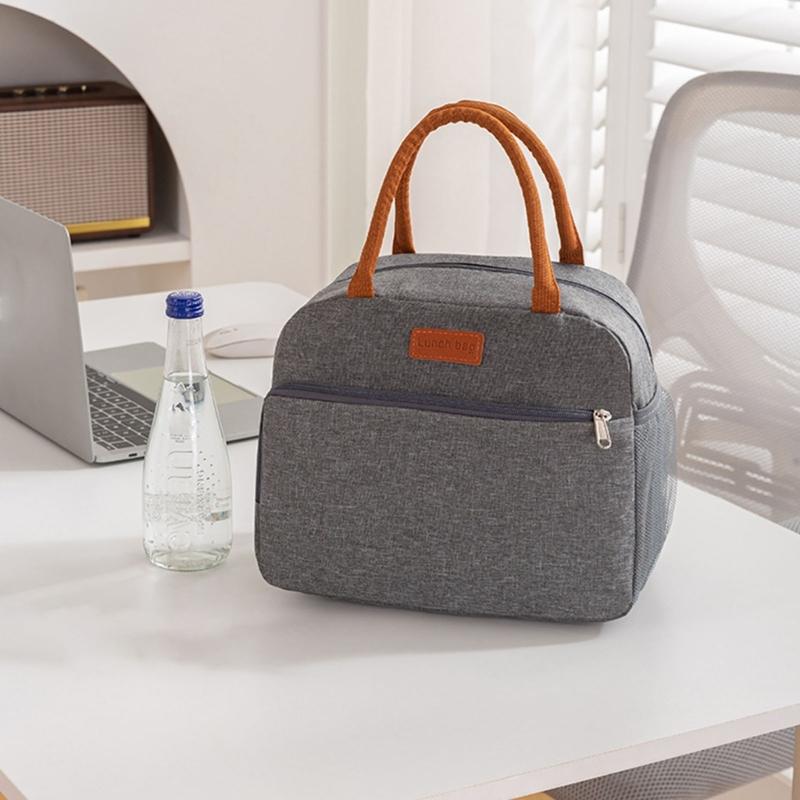 Waterproof Thermal Lunch Box Carriers Spacious Food Container For Outdoors Camping College Students And Family Picnics