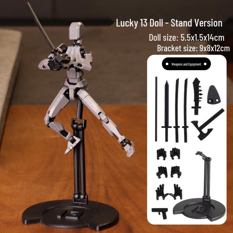 3rd Gen 13-Joint Movable Figurine: DIY Decompression Toy