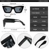  Vintage Cat Eye Double Color Women Luxury Sunglasses Shades UV400 Fashion Gradient Men Sun Glasses