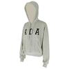 European & American Casual Loose Letter Hooded Sweatshirt - Women's Plus Velvet Warm Clothing