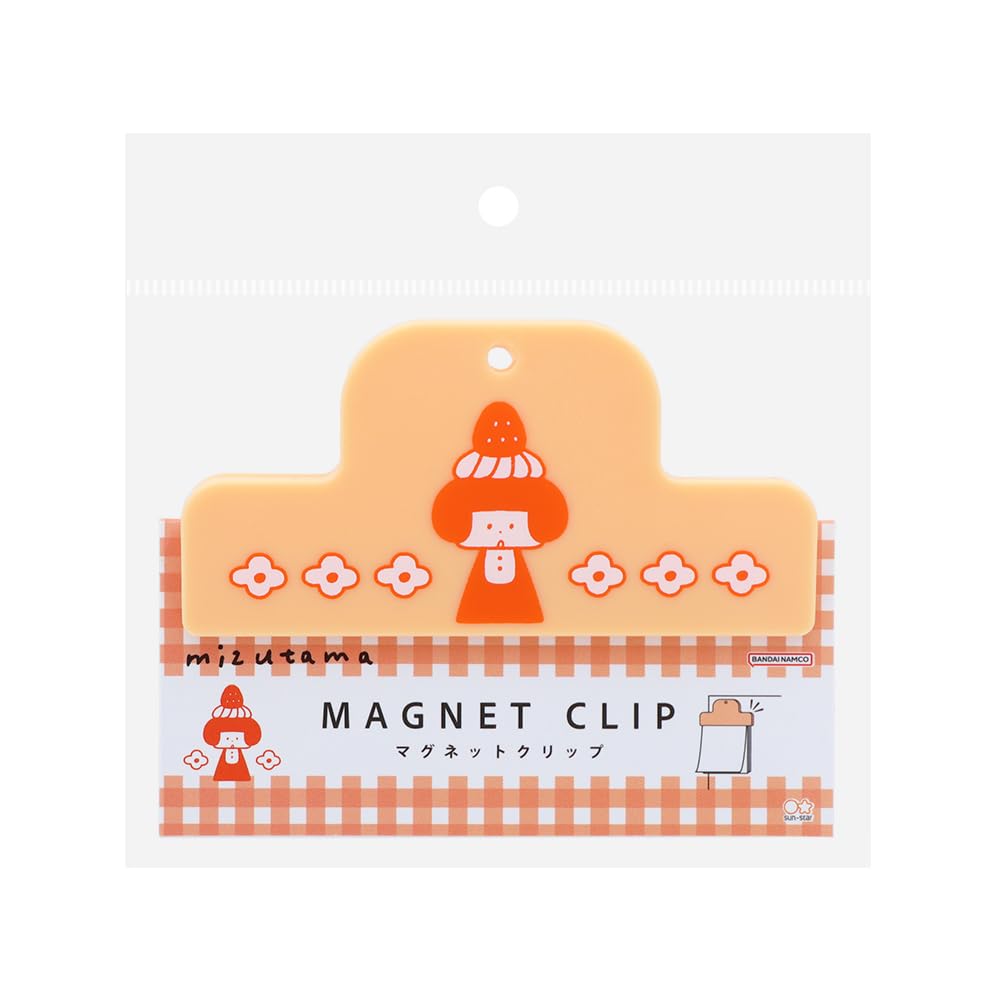 Sunstar Stationery Mizutama Clip with S3625575 Magnet, Red,