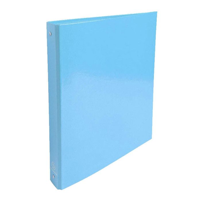 Classeur à anneaux - Iderama - 4 anneaux - 30 mm - A4 - Bleu clair - Polypropylène
