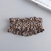Elegant Ladies Neck Scarf Leopard Pleated Stand Up Collar Shirt Sweater Decorative Detachable Ruffles False Collar Necklace