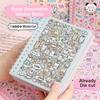 16 Feuilles Kawaii Kpop Livre d'Autocollants Décoratifs Dessin Animé Matériel DIY Autocollants Scrapbooking PET Papier Washi Journal