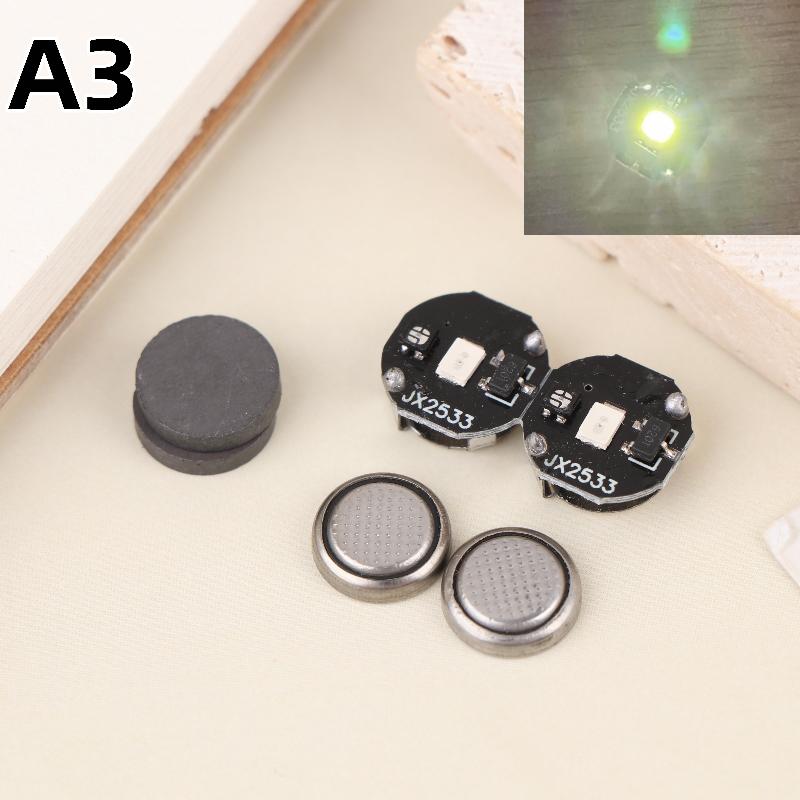 2ks LED Světlo Mikrovlnný Magnetický Spínač Osvětlovací Čip Animace Ruční Výroba Plus Světelný Model Hračka Bezdrátová Lampa