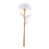 24K Gold Foil Artificial Rose Bouquet Single Piece Without Box Decorative Faux Flower Arrangement Suitable for Home Office Event Decoration