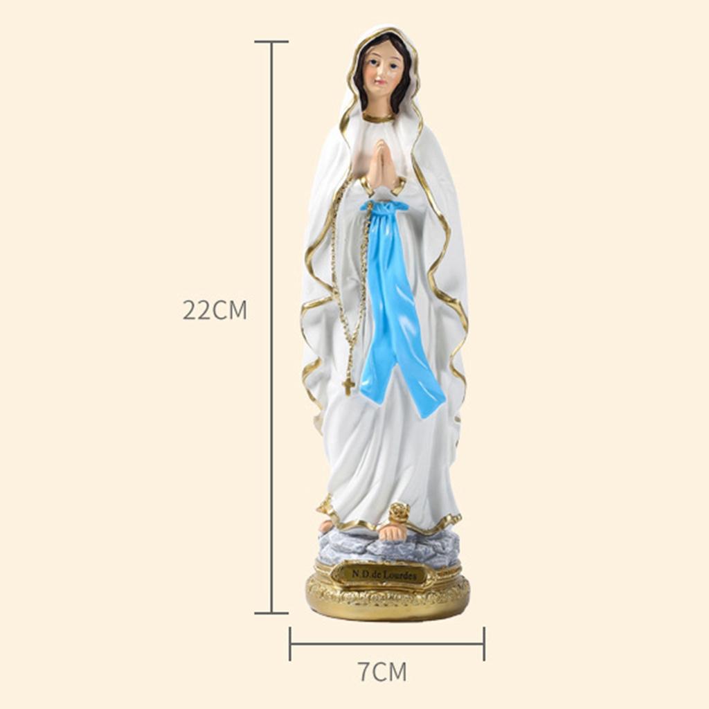 Buy Catholic Resin Madonna Virgin Mary Statue Figure Handmade ...
