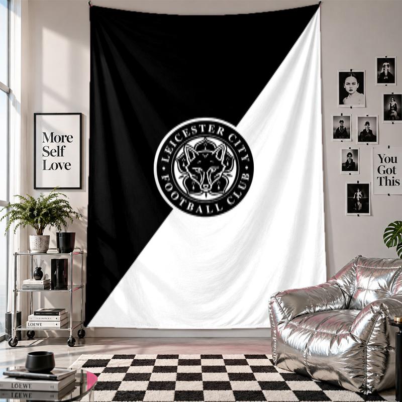 Leicester City Football Wall Tapestry Home Decor Wall Hanging Cloth for Bedroom Living Room Background