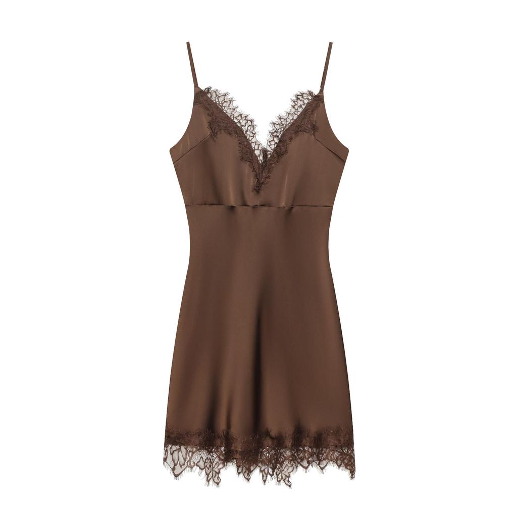 European Spring Lace Patchwork Camisole Dress (2026)