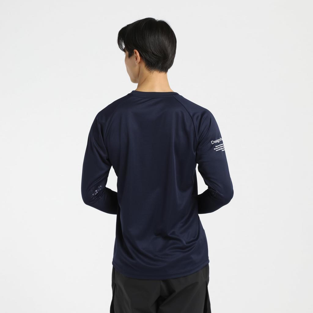 DESCENTE NV00 Long Sleeve Volleyball Comfortable for Men and Club Activities (DV5SLT01U) Shirt, Women,