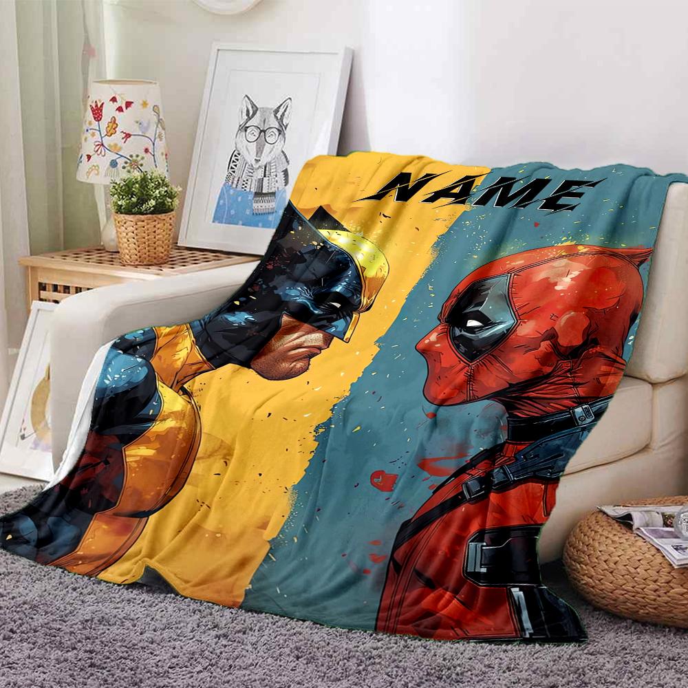 Custom Name "Powerful Magic Unleashed" Blanket for Couch & Bed, Plush Cozy Fuzzy Blanket Super Soft & Warm Blankets for Fall and Winter. 0908210