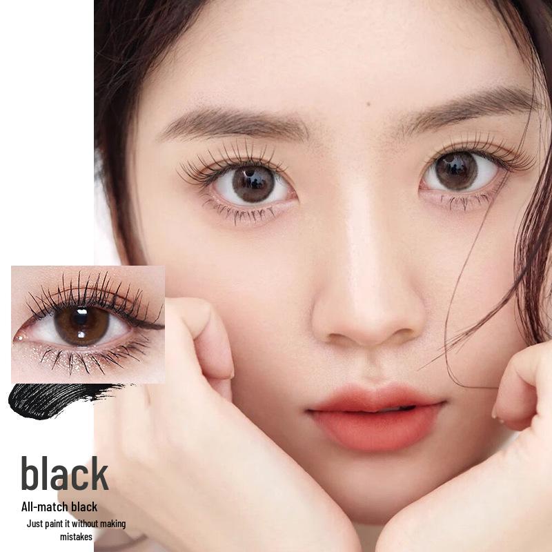 Makandi Double-Ended Mascara: Volumizing, Long-Lasting, Waterproof & Smudge-Proof for Natural, Dense Lashes чёрный