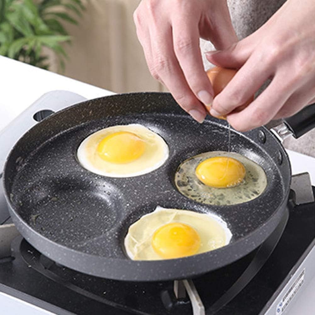 4-Cup Non-Stick Aluminium Frying Pan, Black, 24cm