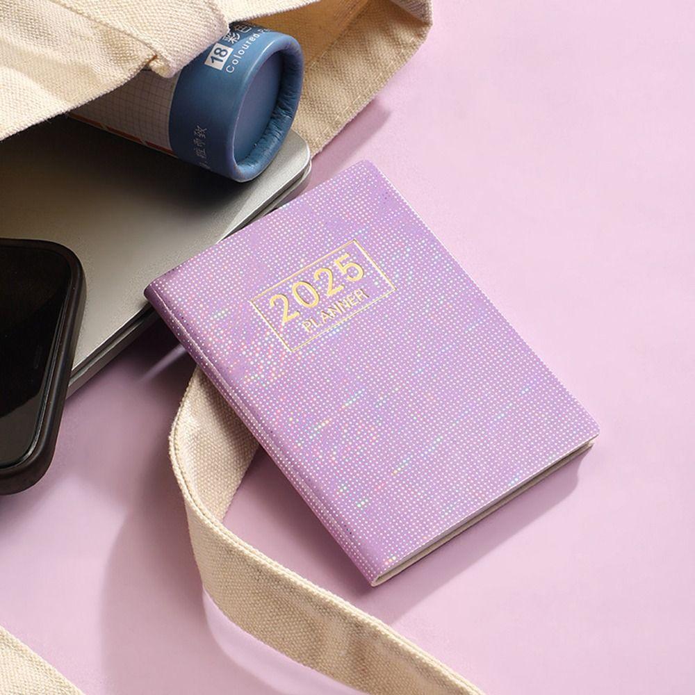 Bling A7 Mini Pocket Notebook English 365 Days Notepad Efficiency Plan Notebook  Office Supplies