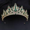 Luxury Flower Crystal Tiaras and Crowns for Bride Women Elegant Bridal Wedding Crown Hair Jewelry Party Prom Accessories