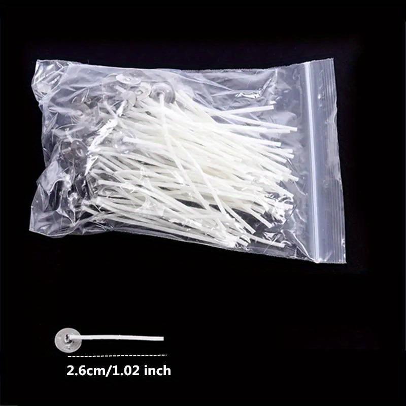 Candle Wicks Measuring, Designed for Candle Crafting with Pre-Waxed Materials, Ideal for Handmade Candle Creation.