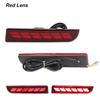 LED Bumper Reflector Lights For Mitsubishi Lancer Evo Evolution ASX Outlander Sport RVR Dynamic Turn Signal Rear Tail Brake Lamp