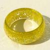 Accessories, exaggerated round resin glitter bracelets, transparent bracelets wholesale