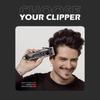 מכונת תספורת VGR V-051 חדשה, מכונת תספורת מקצועית מתכווננת, קליפר ראש שמן חשמלי, טרימר עם תצוגה דיגיטלית לגברים, מכונת גילוח לבית