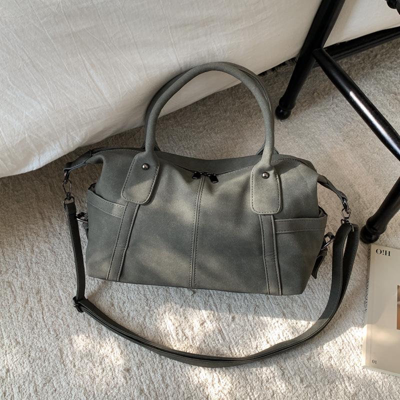 Premium Handbag Women's 2025 New Autumn and Winter Retro Shoulder Messenger Bag Women's Bag Fashion Boston Bag