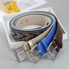 Ladies Pin Buckle Rivet Belt Casual Pu Belt Jeans Belt Support