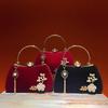 Tassel Accessory Handbag, New Chinese Style Banquet Dress Bag, Bag Flag, Cheongsam Cross-body Bag, Woman's Hand-held Bag Casually
