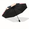 1pc Minnie Mouse Automatic Folding Umbrella, Compact Portable Travel Umbrella, Perfect Gift for Friends  yy250806050