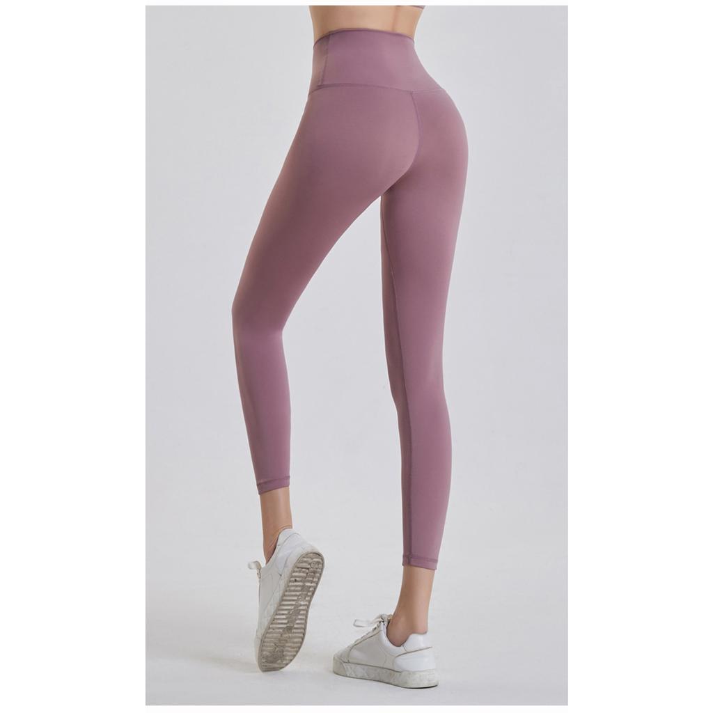 Pantaloni da yoga fitness a vita alta da donna