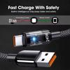 Transparent 240W Type-C Fast Charging Cable for Huawei Honor - 6A Compatibility