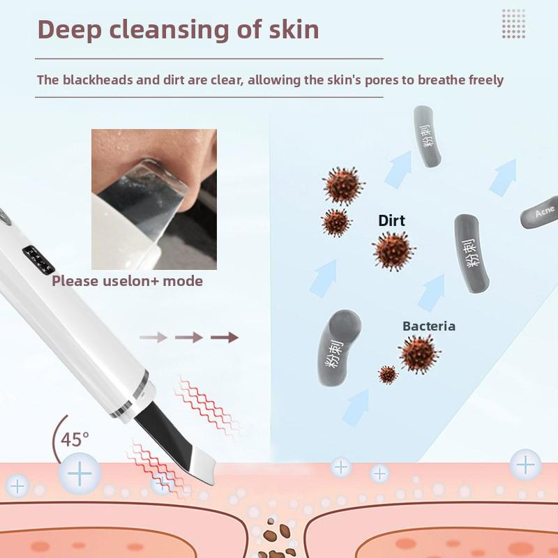 Blackhead Shovel Blackhead Removal Ultrasonic Shovel Leather Machine Face Export Oil Cleaning Pores Beauty Instrument